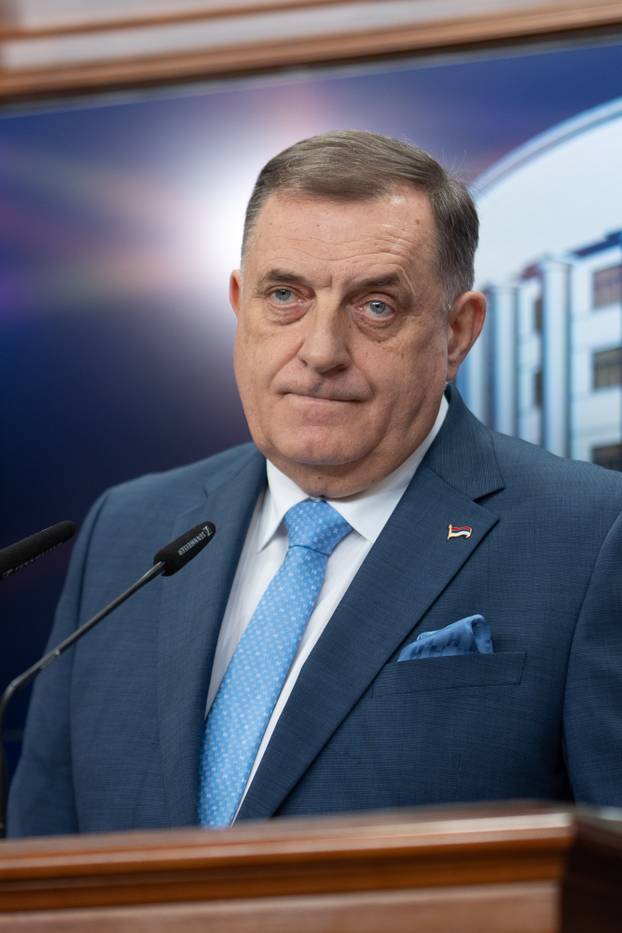Predsjednik Republike Srpske Milorad Dodik održao je u Banja Luci konferenciju za medije 