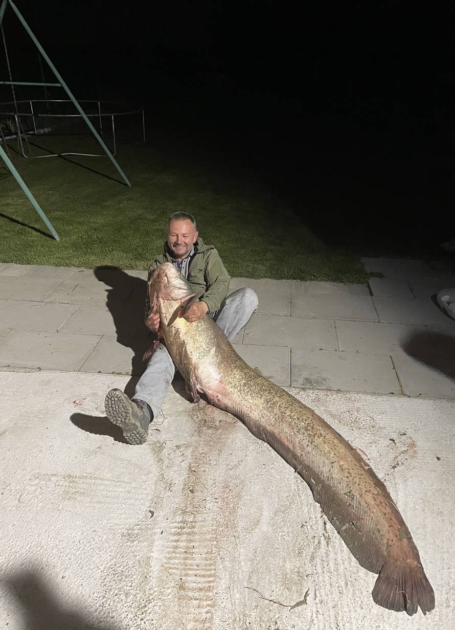 Iz Drave ulovio soma od 56 kila: 'Bila je to borba između njega i mene, još uvijek me bole mišići'