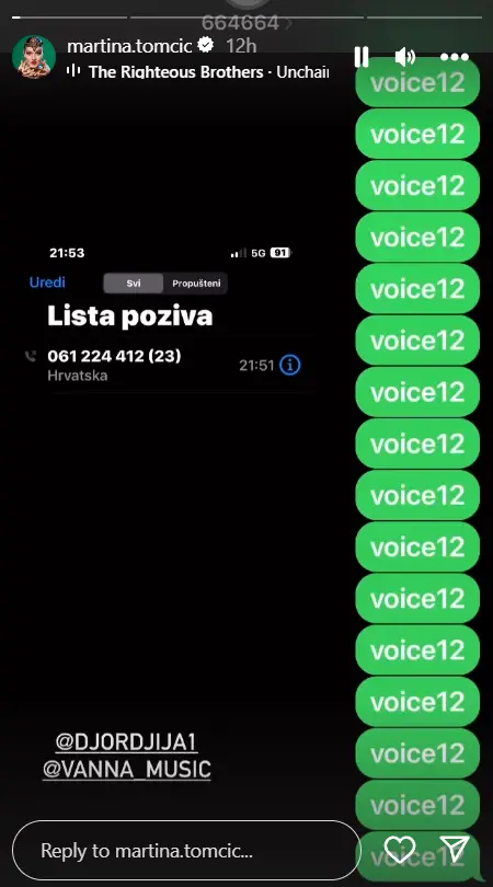 Martina Tomčić otkrila tko joj je favorit u 'The Voiceu': Za jednog kandidata glasala čak 23 puta