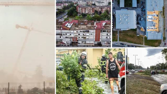 GALERIJA Strašna oluja pogodila je Zagreb prije godinu dana: 'U 30 godina nisam ovo doživio'