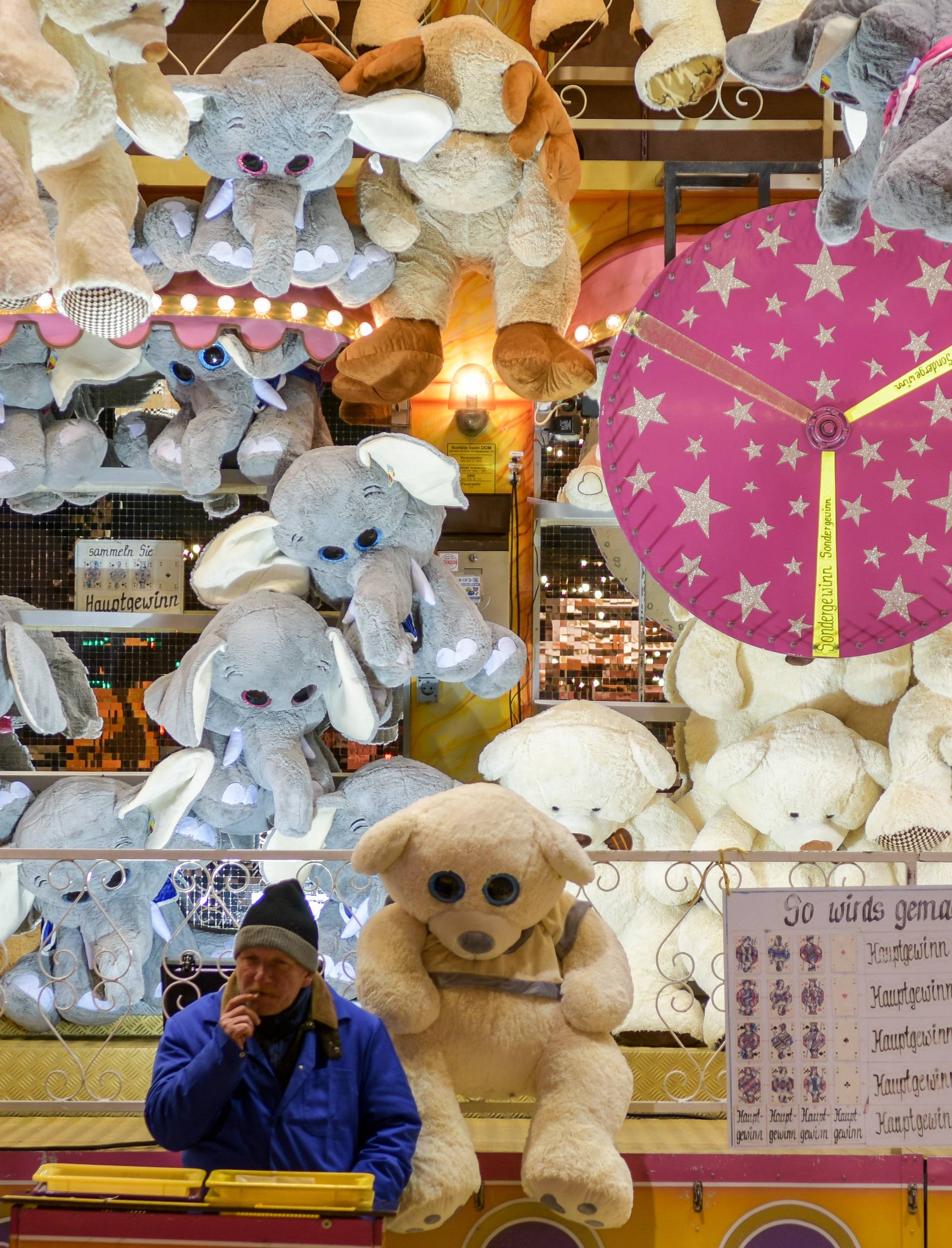 Winter market in Hamburg