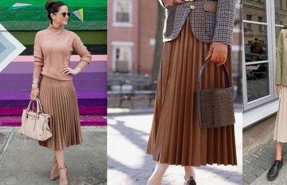 Baš je divna: Plisirana suknja u 10 kombinacija za poslovni look