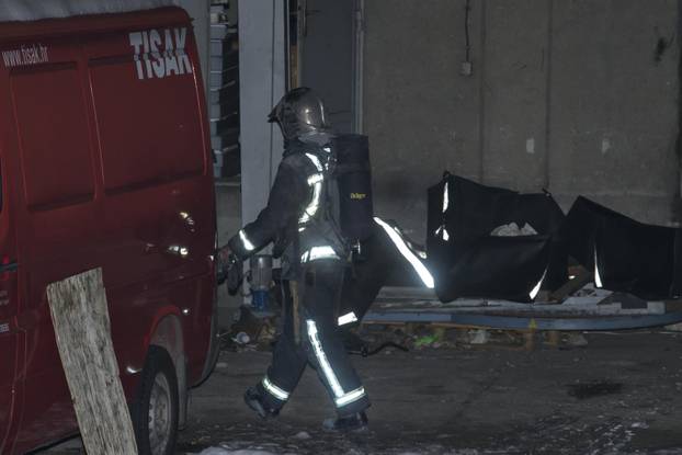 ARHIVA - 1.1.2015. Zagreb: Na elektri?nim instalacijama unutar prostorija Vjesnika izbio požar