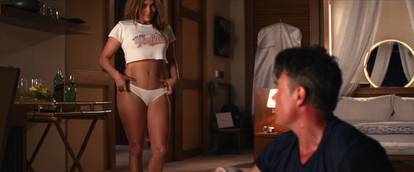 Jennifer Lopez strips down to her underwear in the newly released film ""Shotgun Wedding"
