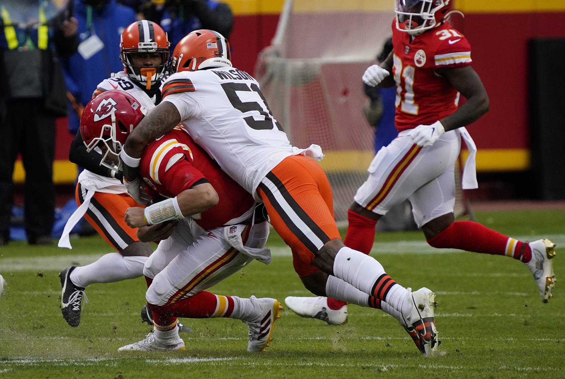 NFL: AFC Divisional Round-Cleveland Browns at Kansas City Chiefs