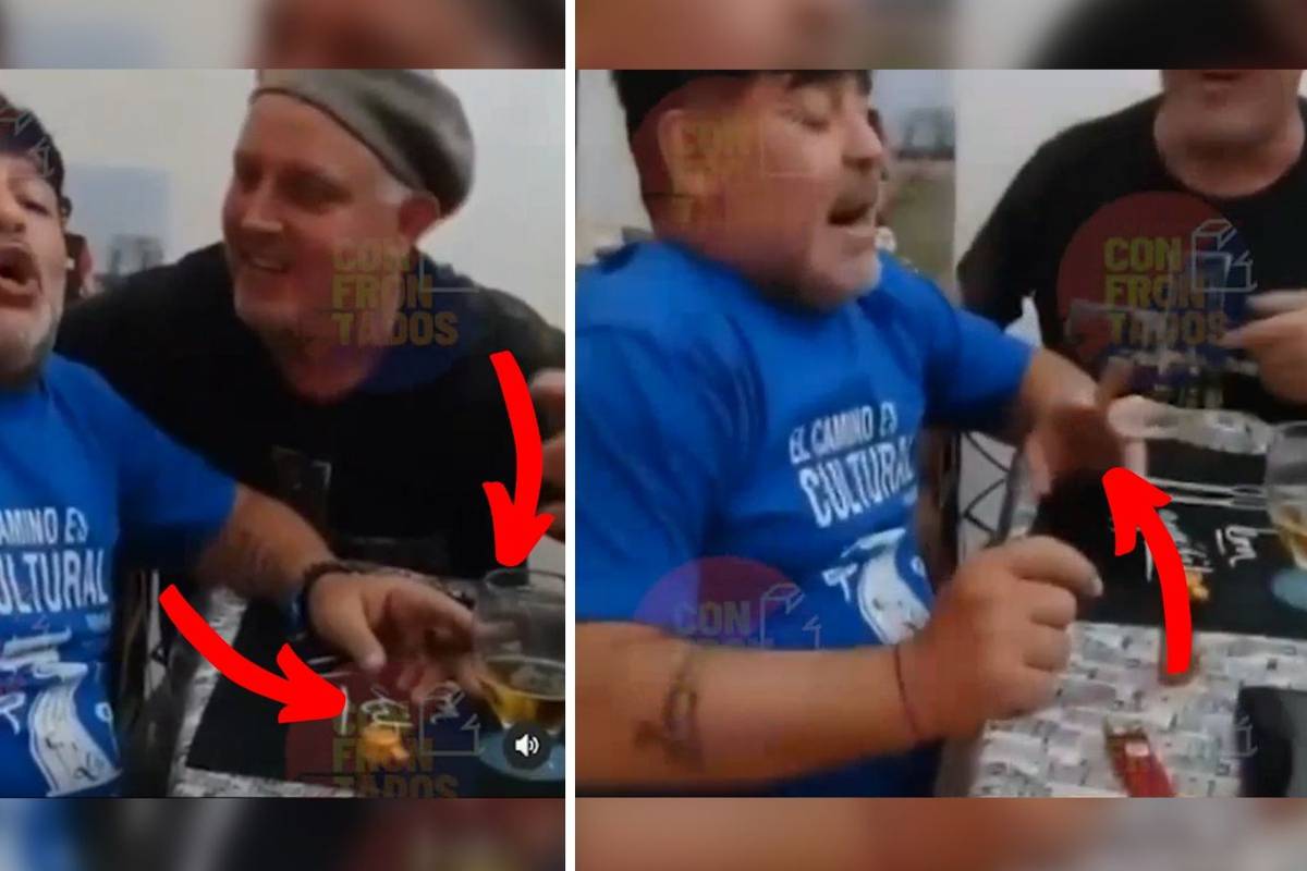 VIDEO: Diego Maradona prije operacije pio i pušio na zabavi?!