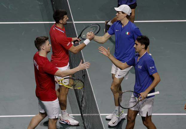 Davis Cup Finals - Semi Final - Serbia v Italy