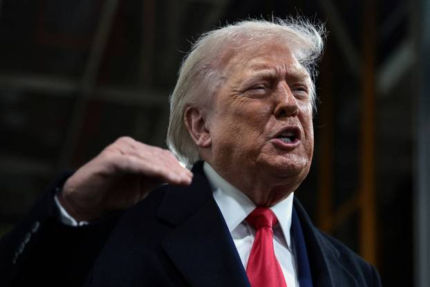 U.S. President Trump visits Ford production center in Dearborn