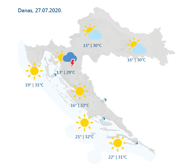 Temperature idu gore: Očekuju se toplinski udari diljem zemlje