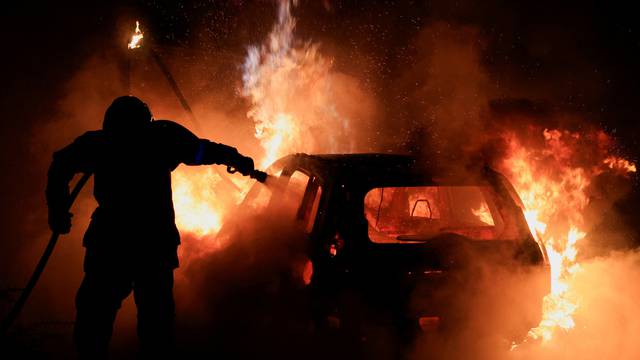 Fifth night of riots after a teenager shot dead by police in Paris suburb