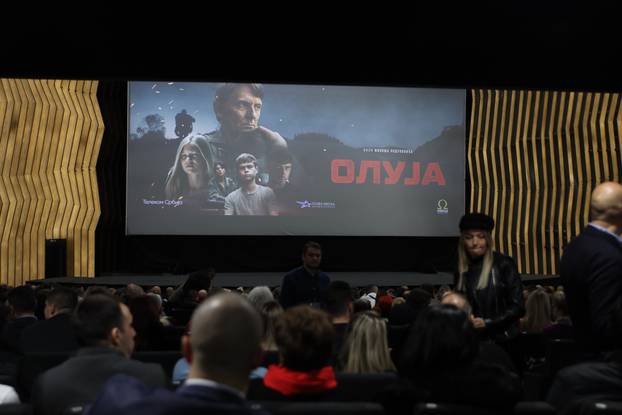 Beograd: Premijera ratnog filma 'Oluja' 