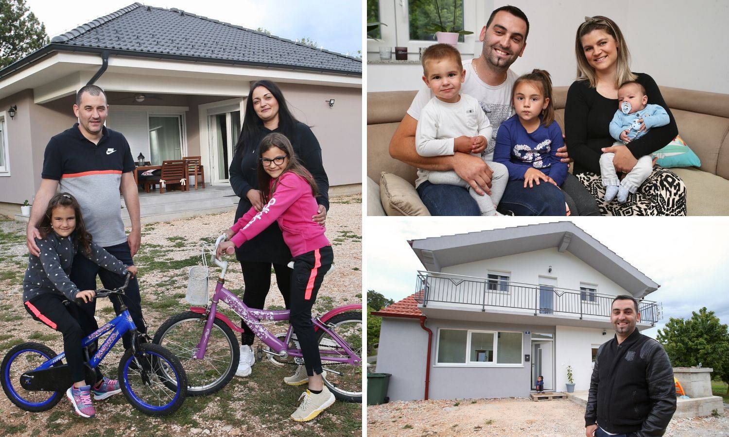 Naš dom na djedovini: Dvije obitelji iz Aržana uz poticaje od 120 tisuća kuna izgradile kuće