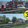 FOTO I VIDEO Galerija užasa kod Rugvice. Vatrogasci spašavali vozača, HAK: Kolona je 6 km
