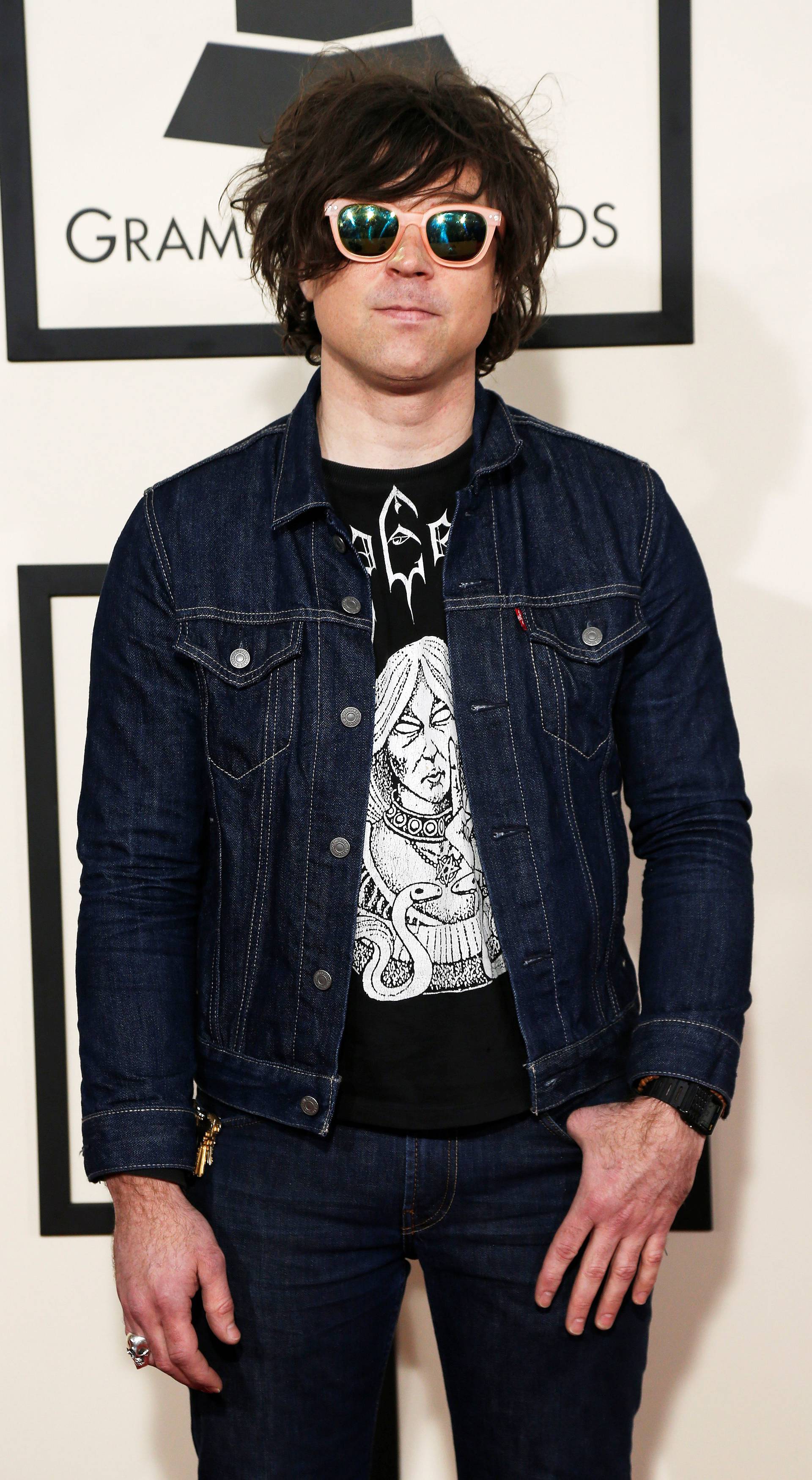 FILE PHOTO: Ryan Adams arrives at the 57th annual Grammy Awards in Los Angeles