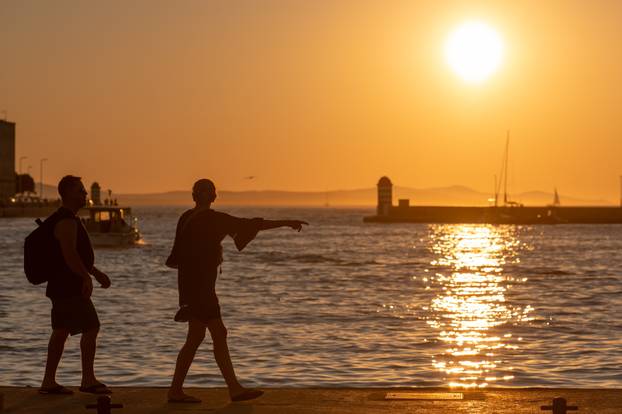 Zalazak sunca u Zadru