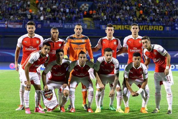 Zagreb: UEFA Liga prvaka, skupina F, 1. kolo, GNK Dinamo - Arsenal FC