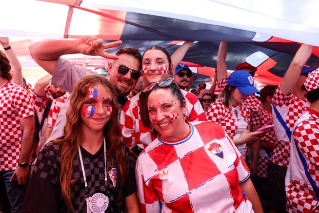 SP 2026 Toronto: Veliki hrvatski korteo prema Toronto stadionu sa 100-metarskom zastavom