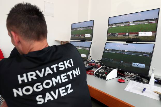 Edukacija VAR sudaca na prijateljskoj utakmici HNK Gorica i NK Hrvatski dragovoljac