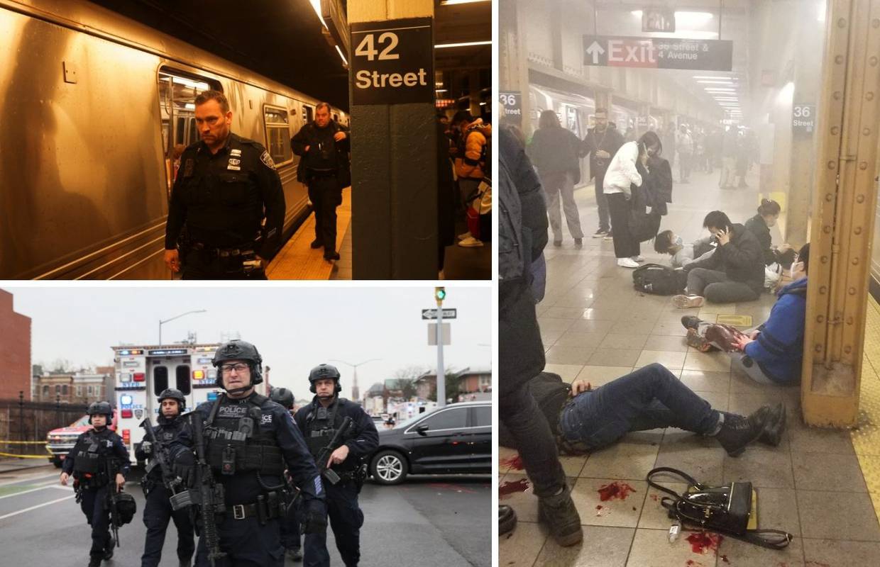 UŽIVO Horor u New Yorku: 16 ljudi u bolnici nakon pucnjave u podzemnoj, napadač je u bijegu