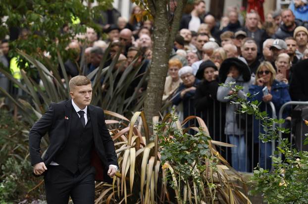 Funeral of former boxer Ricky Hatton
