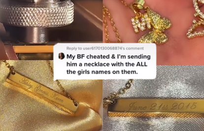 Dečku izradila nakit s imenima njegovih ljubavnica: Dala mu je poklon pred cijelom obitelji