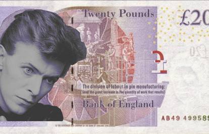 Peticija za tiskanje Bowiejevog lika na novčanicu od 20 funti