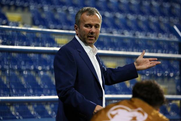PODGORICA, MONTENEGRO - JUNE 07: Dejan Savicevic giving instructions to the players during the 2020 UEFA European Championships group A qualifying match between Montenegro and Kosovo at Podgorica City Stadium on June 7, 2019 in Podgorica, Montenegro MB Me