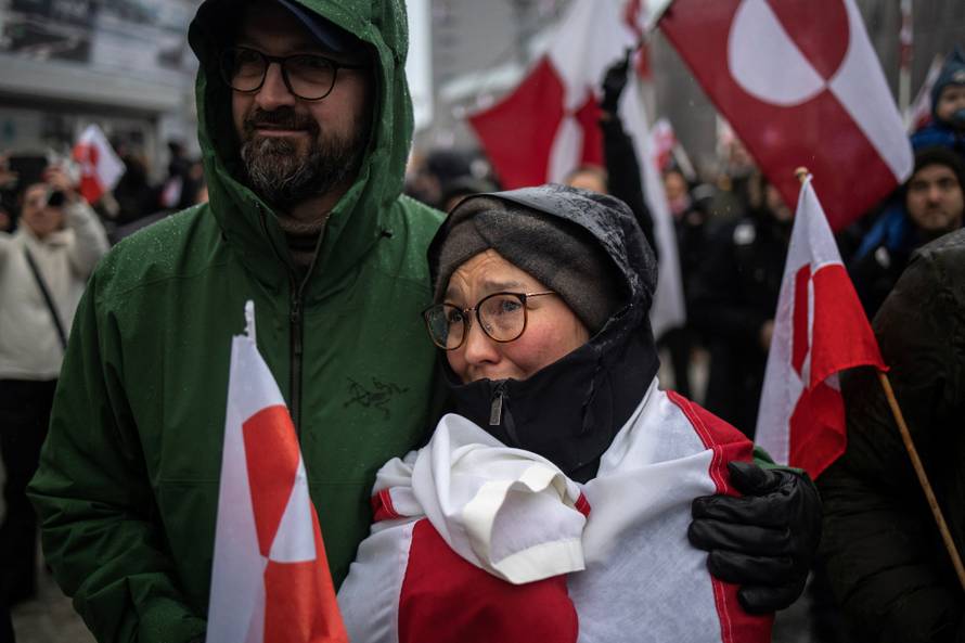 Protesters rally in Greenland against Trump annexation threat