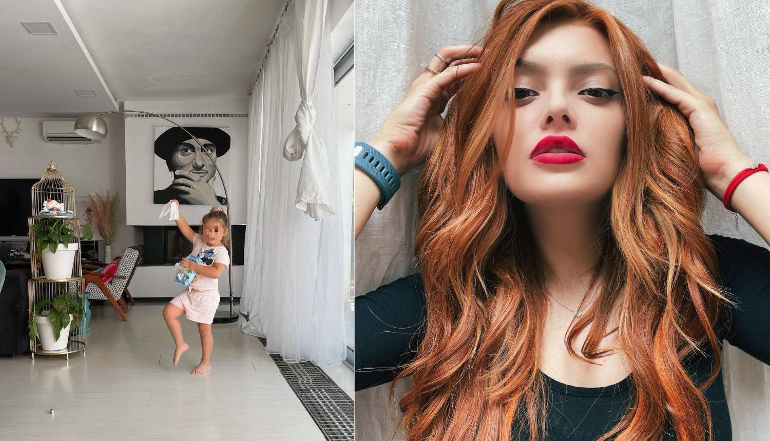 Ella pokazala dnevni boravak u Istri, portret oca Dine oduševio njezine pratitelje na Instagramu