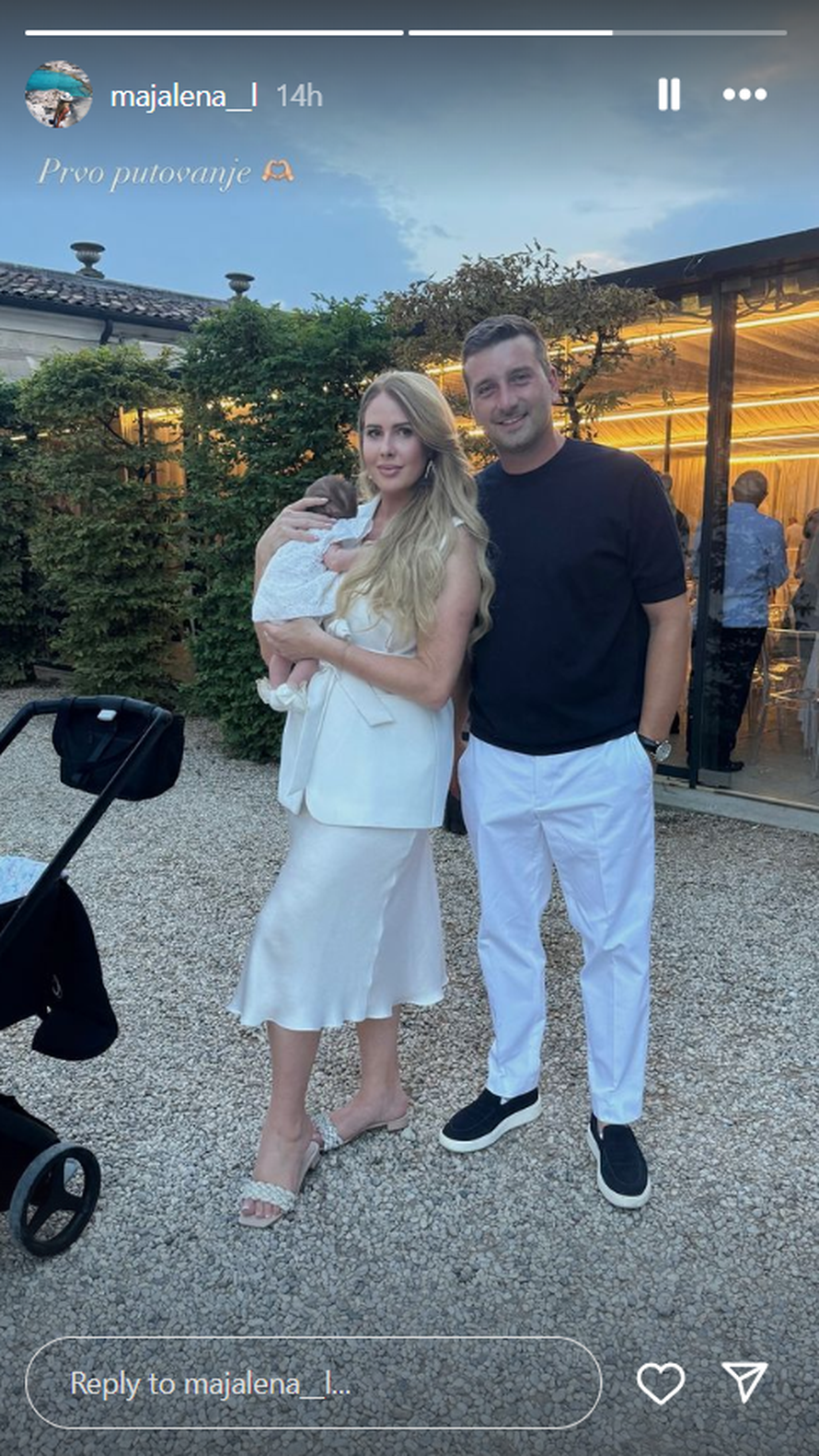 Maja Lena Lopatny otišla je na prvo putovanje s kćerkicom