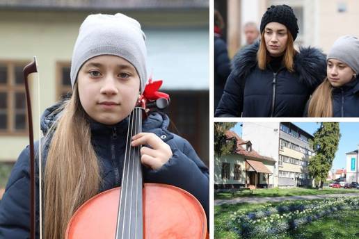 Tužna djevojčica: Nemam gdje svirati, škola nam je stradala...