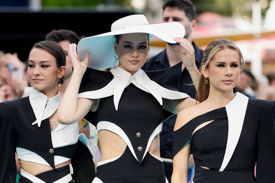 Eurovision Song Contest's 'Turquoise Carpet' event in Vienna