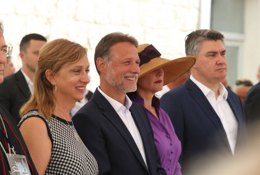 Sinj: Uzvanici na Vojvodovom prijemu u Alkarskim dvorima