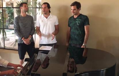 Federer i Đoković u boy bendu: Glazbena senzacija zaludila sve