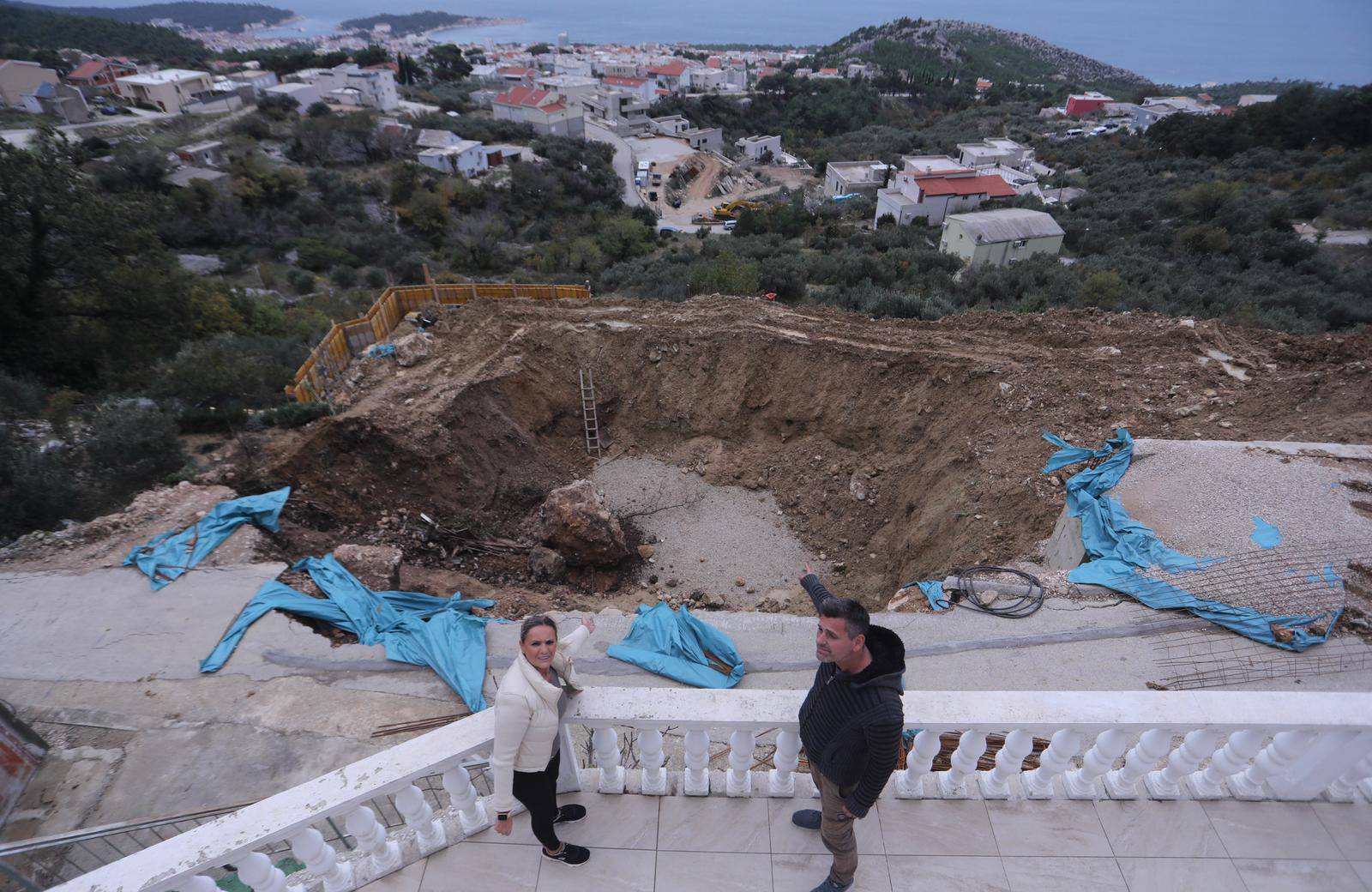 Veliko Brdo: Opasan odron na gradilištu prijeti stanarima