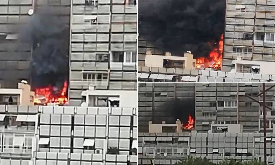 Buktinja u Splitu: Izgorjeli stanovi, petero ozlijeđenih