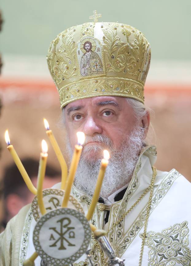 Zagreb: Pravoslavni vjernici na svetoj liturgiji u Sabornom hramu