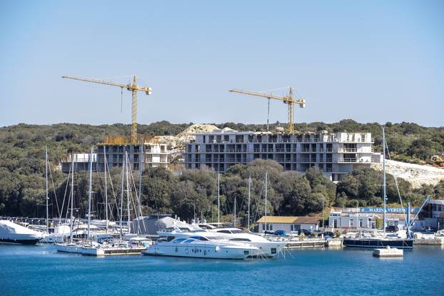 Pula:  Iznad marine Veruda gradi se luksuzni kompleks s apartmanima Marina Sky