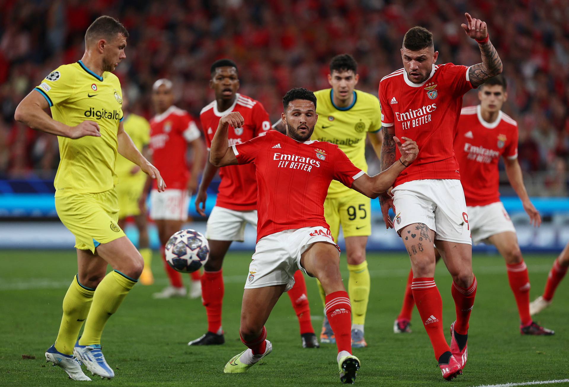 Champions League - Quarter Final - First Leg - Benfica v Inter Milan