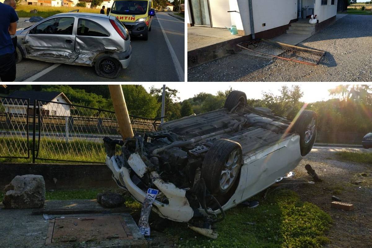 Sjekao zavoj? Alfom se zabio u Corsu pa se prevrnuo na krov