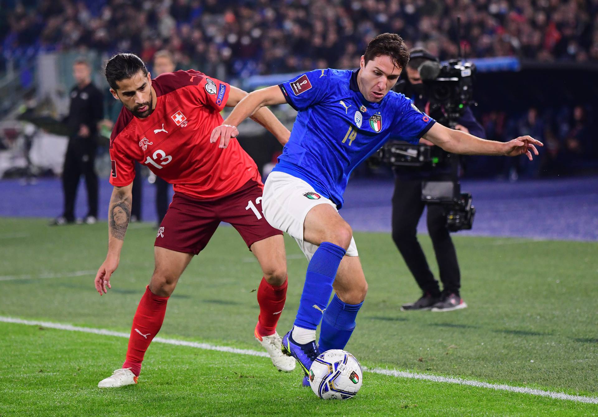 World Cup - UEFA Qualifiers - Group C - Italy v Switzerland