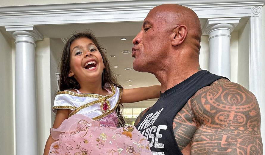 The Rock grlio kćer pa oduševio fanove: 'Imala je zabavu i nitko se nije bojao tate. Samo mame'
