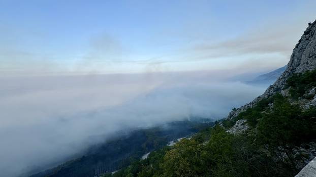Makarska: Opožareno područje Parka prirode Biokovo