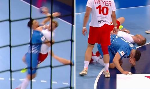 VIDEO Grozna ozljeda Srne: Protivnik mu laktom ozlijedio grkljan, morao hitno u bolnicu