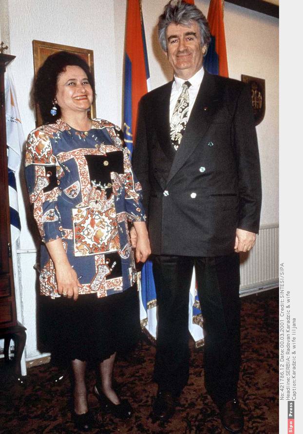 SERBIA: Radovan Karadzic & wife