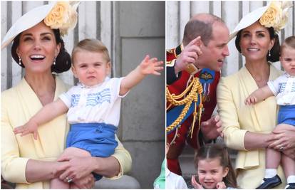 Princ Louis (1) 'ukrao' show: Na rođendanu mahao s balkona