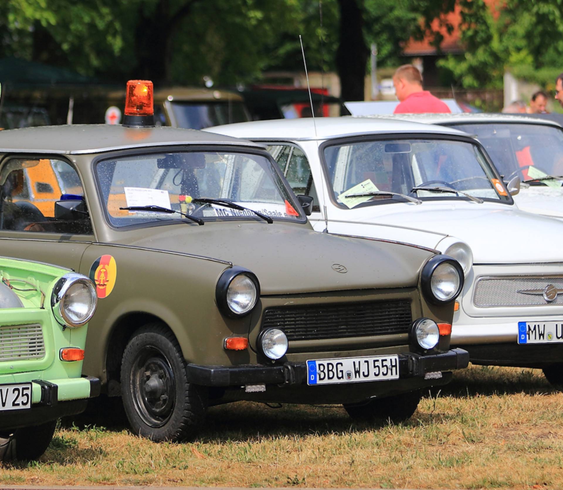Classic car meeting in Biere