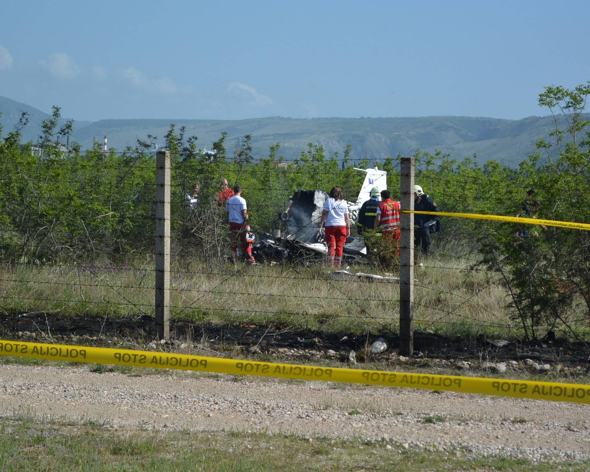 Avion kod Mostara se srušio jer je pilot imao srčani udar