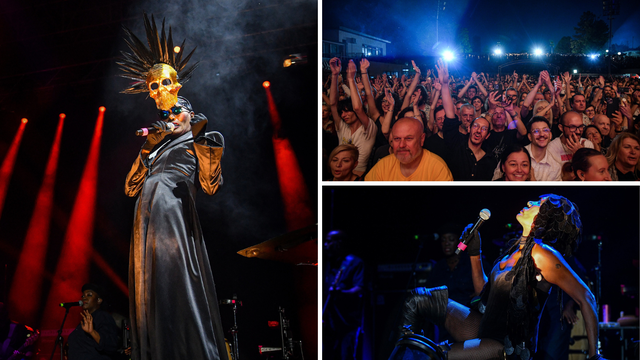 FOTO Zlatna maska, rukavice, koža: Grace Jones oduševila je Zagrepčane glasom i stajlingom