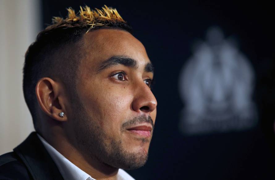 Olympique Marseille's latest recruit Payet attends a news conference in Marseille